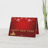 Chinese lampions Fireworks Rabbit Year 2023 HGC Kaart (Achterkant)