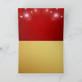 Chinese lampions Fireworks Rat Year 2020 Greeting Kaart (Binnen)