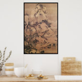 Chinese landschap (I) Poster (Keuken)