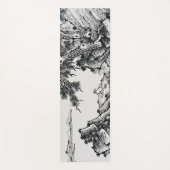 Chinese landschappen kunst omkeerbare yogamat (Voorkant)