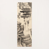 Chinese landschappen kunst omkeerbare yogamat (Achterkant)