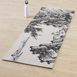 Chinese landschappen kunst omkeerbare yogamat