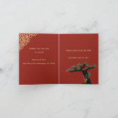 Chinese Langelevendheid (Shou) Verjaardagsuitnodig (Binnen)