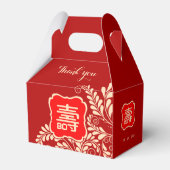 Chinese langlevendigheid (99 jaar en jonger) bedankdoosjes (Voorkant Zijde)
