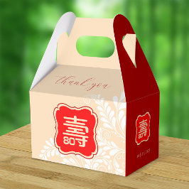 Chinese langlevendigheid (99 jaar en jonger) bedankdoosjes