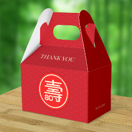 Chinese langlevendigheid (99 jaar en jonger) bedankdoosjes