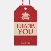 Chinese "Langlevendigheid" (99 & jongere) Cadeaulabel (Voorkant)