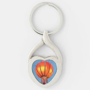 Chinese Lantaarn Heart Keychain