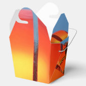 Chinese lantaarn nemen uit gunst doos bedankdoosjes (Geopend)