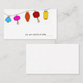 Chinese Lantaarn Plaats Kaarten Plaatskaartje (Voorkant / Achterkant)