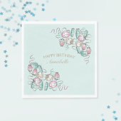 Chinese Lantaarn & Ribbon Party Servetten