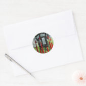 Chinese lantaarn ronde sticker (Envelop)