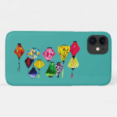 Chinese lantaarnkleurige kunst Case-Mate iPhone case (Achterkant (horizontaal))