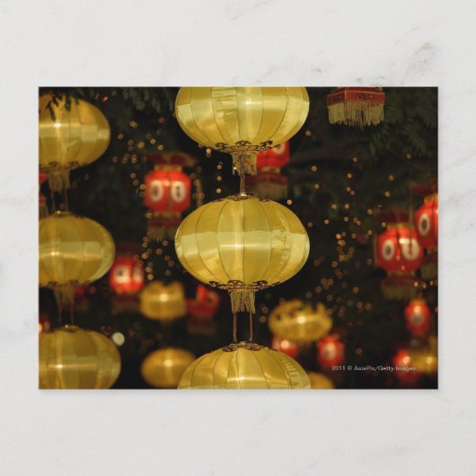 Chinese lantaarns briefkaart (Voorkant)