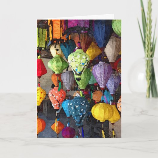 Chinese Lantaarns Kaart (Voorkant)