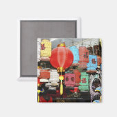 Chinese lantaarns magneet (Voorkant / Achterkant)