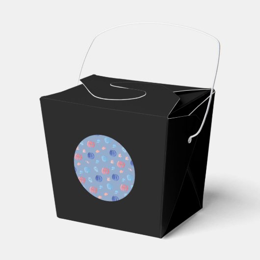 Chinese lantaarns nemen uit gunst doos bedankdoosjes (Voorkant Zijde)