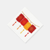 Chinese lantaarns Papier Servet (Hoek)