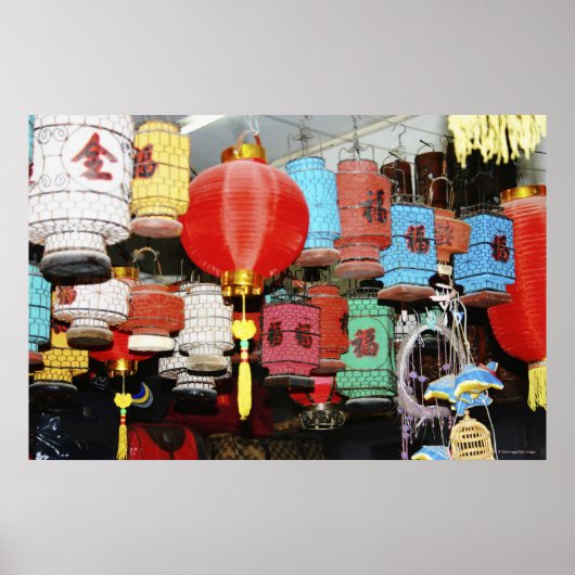 Chinese lantaarns poster (Voorkant)