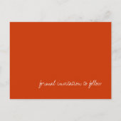 Chinese lantaarns slaan de datum op aankondigingskaart (Achterkant)