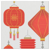 Chinese lantaarns stof (Close Up)