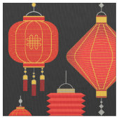 Chinese lantaarns stof (Close Up)