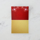 Chinese Lantaarns Vuurwerk Rat Jaar 2020 SGC Feestdagen Kaart (Binnen)