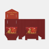 Chinese lantaarns vuurwerk Rat Jaar 2020 TFB Bedankdoosjes (Uitgevouwen)