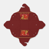 Chinese lantaarns vuurwerk Rat Jaar 2020 TOFB Bedankdoosjes (Uitgevouwen)