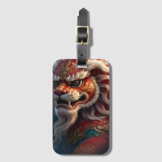 Chinese Leeuw Bagage Label