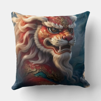 Chinese Leeuw Worp Kussen