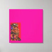 Chinese leeuwen canvas afdruk (Voorkant)