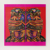 Chinese leeuwen legpuzzel (Verticaal)