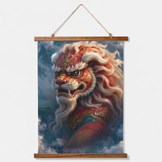 Chinese Leeuwen Tapijt Hangend Wandkleed