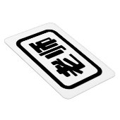 Chinese leraar 老 师 Laoshi Magneet (Rechterzijde)