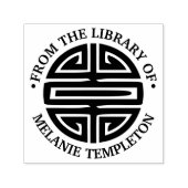 Chinese levensduur symbool "Uit de bibliotheek van Zelfinktende Stempel (Design)