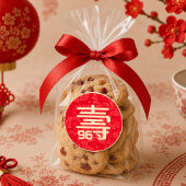 Chinese "Levensduur" Verjaardagssticker (elke leef Ronde Sticker