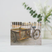 Chinese leveringsfiets briefkaart (Staand voorkant)