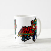 Chinese Lion Dancer Koffiemok (Voorkant rechts)