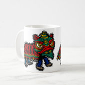 Chinese Lion Dancer Koffiemok (Voorkant links)