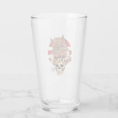 Chinese Lion Guardian - Foo Dog Glas (Achterkant)
