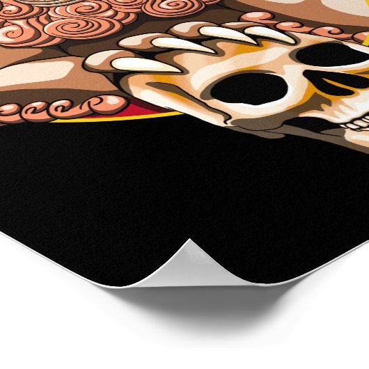 Chinese Lion Guardian - Foo Dog Poster (Hoek)