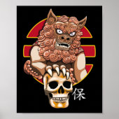 Chinese Lion Guardian - Foo Dog Poster (Voorkant)