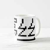 Chinese Loser/Diaosi 屌 Hanzi MEME Koffiemok (Voorkant rechts)