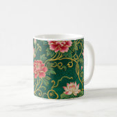 Chinese Lotus Ontwerp Koffiemok (Voorkant rechts)