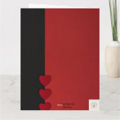 Chinese Love Card  Bedankkaart (Achterkant)