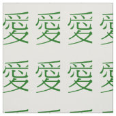 Chinese Love Green Stof (Swatch)