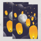 Chinese luchtlanterns (Voorkant / Achterkant)