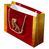 Chinese luck Luck Luck Tiger Year-groet LGB1 Groot Cadeauzakje (Voorkant Gekanteld)