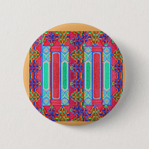 Chinese Lucky-Design - Deuren in patronen Ronde Button 5,7 Cm